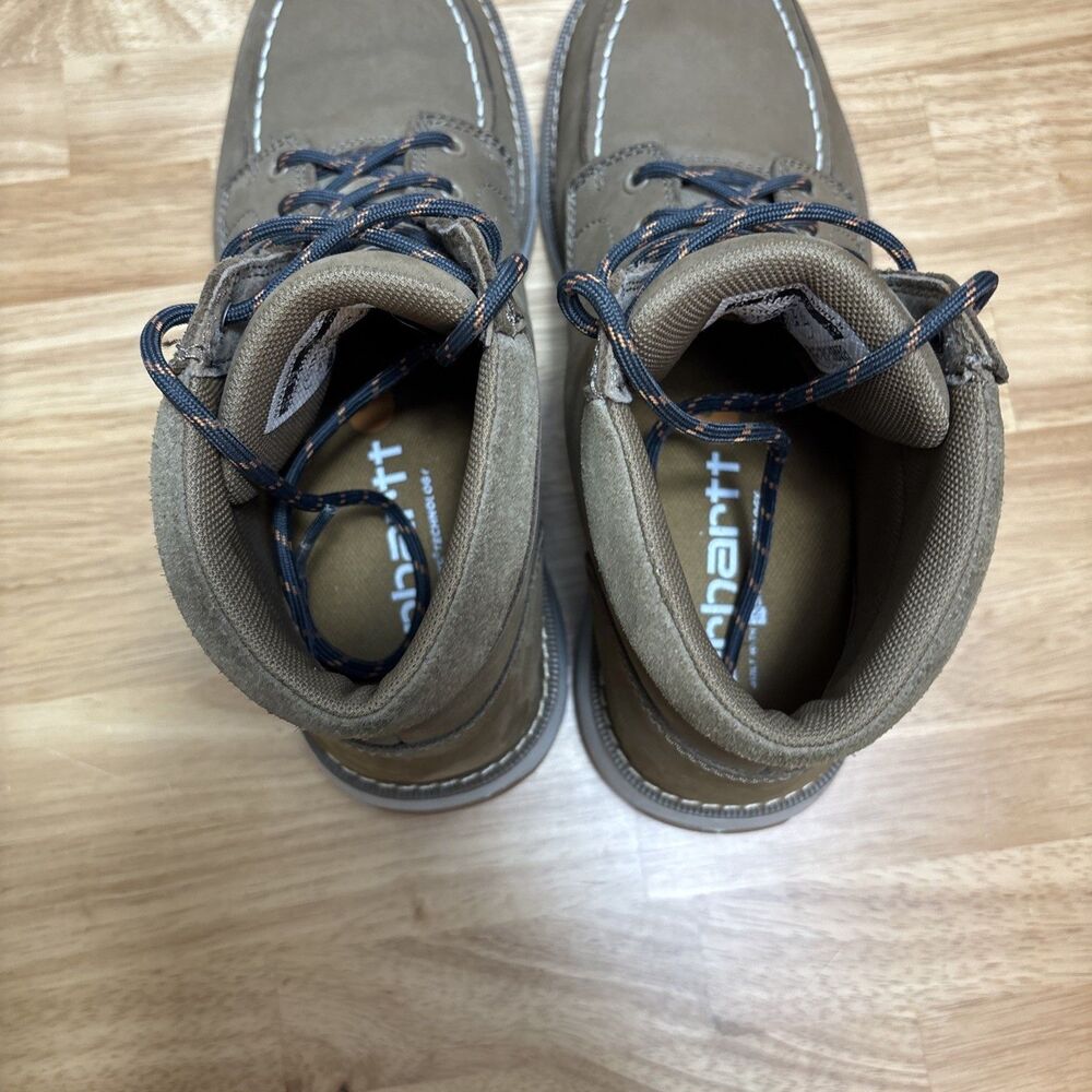 Carhartt Millbrook Moc Toe FM5012-M Soft Toe Men's Size 9.5 M Lace 5” Work Boot - Picture 12 of 12
